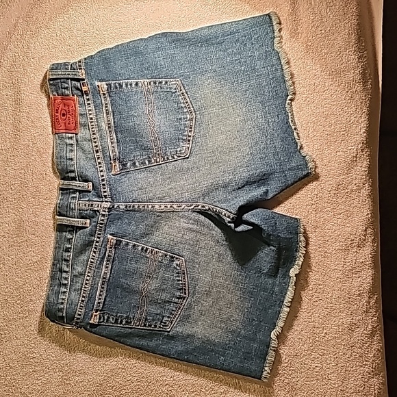 LUCKY BRAND Jean shorts, Size 10/30, Blue - Picture 6 of 9